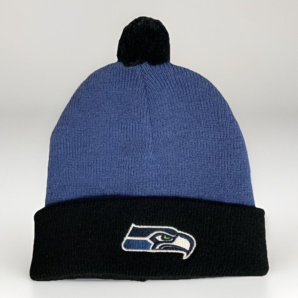 NFL Seattle Seahawks Adult Winter Knit Hat Cap Beanie Vintage USA Super Bowl LX